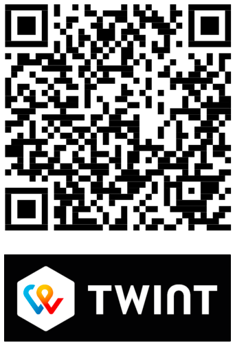 QR code pour faire un don au Village mosaïque par Twint