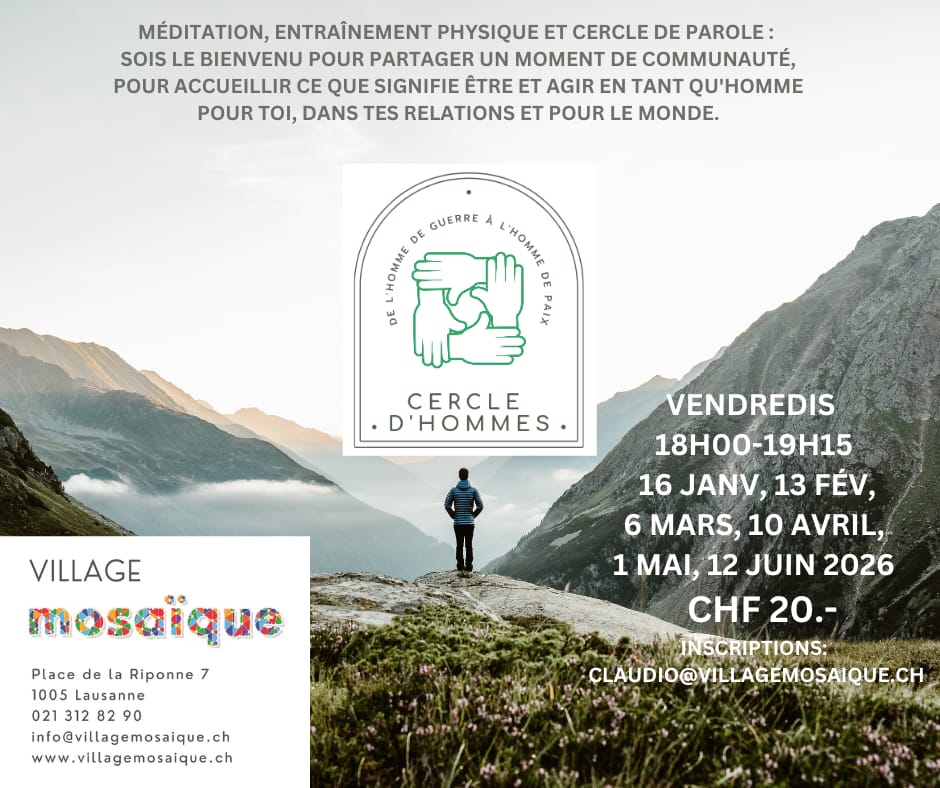 cercle homme village mosaique